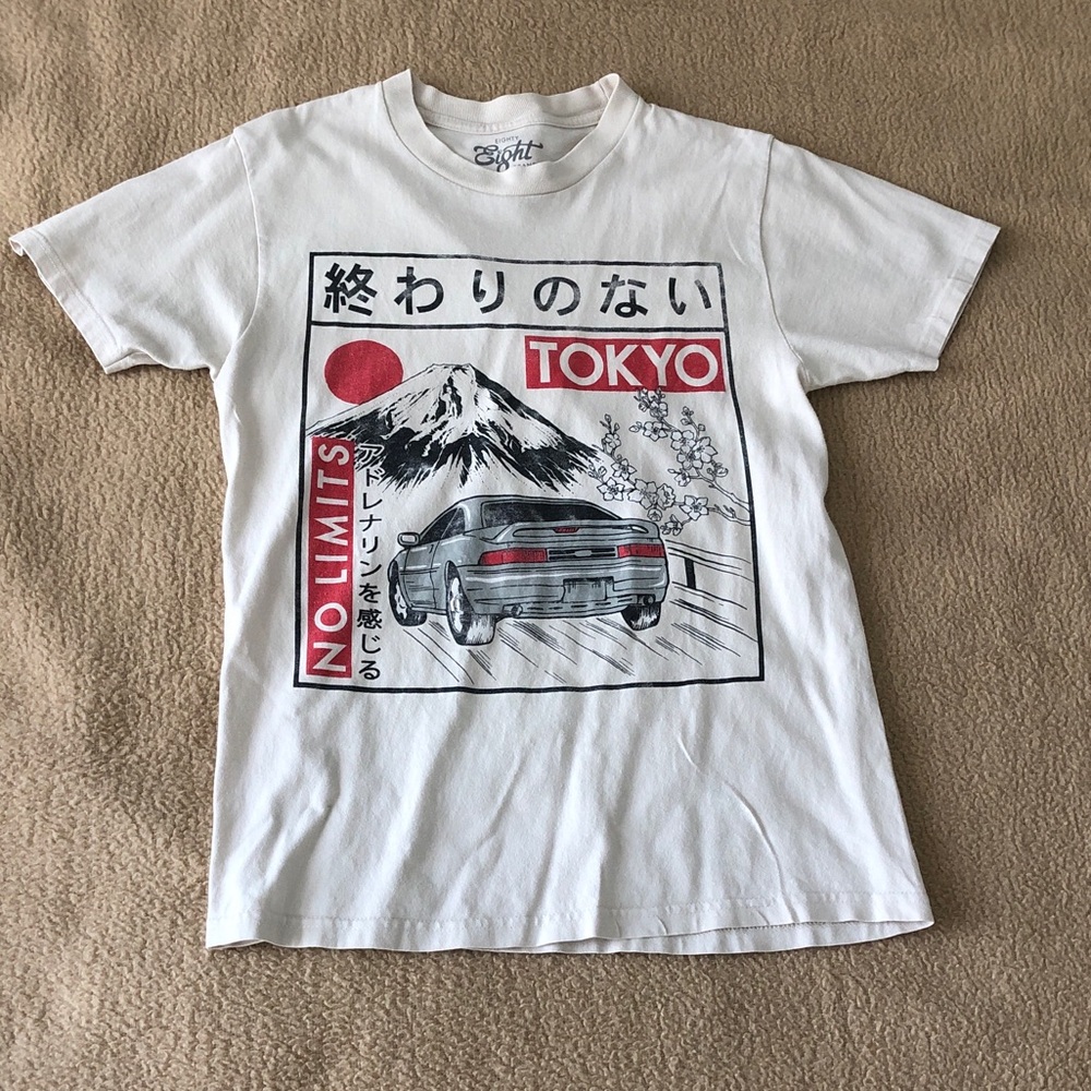 Eighty Eight Brand Tokyo Cream T-Shirt